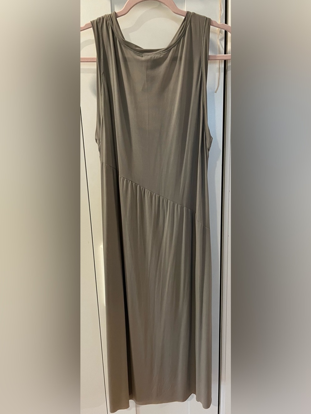 NWT*JAMES PERSE Sleeveless Taupe A-Line Women’s Dress Size 4